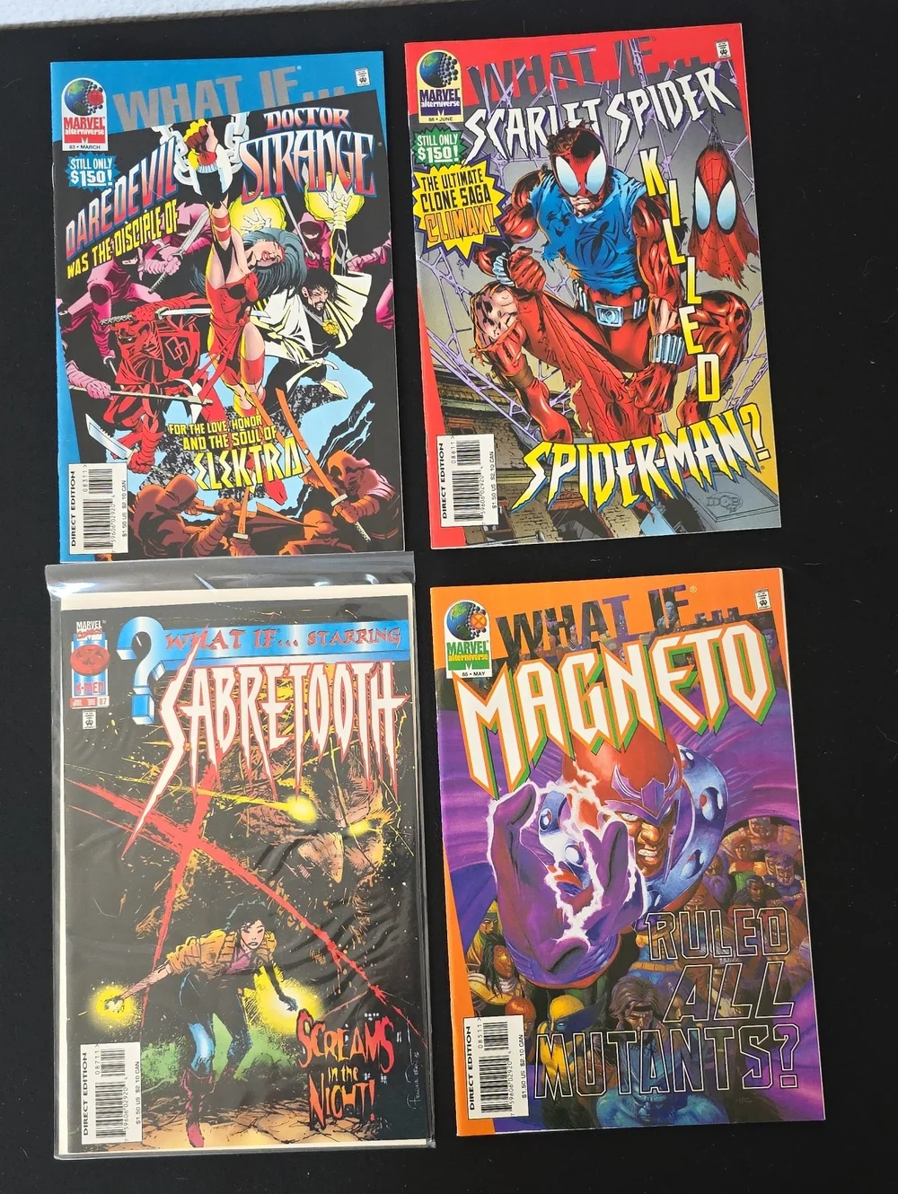 What If ... Marvel Comic Book Set Of 4